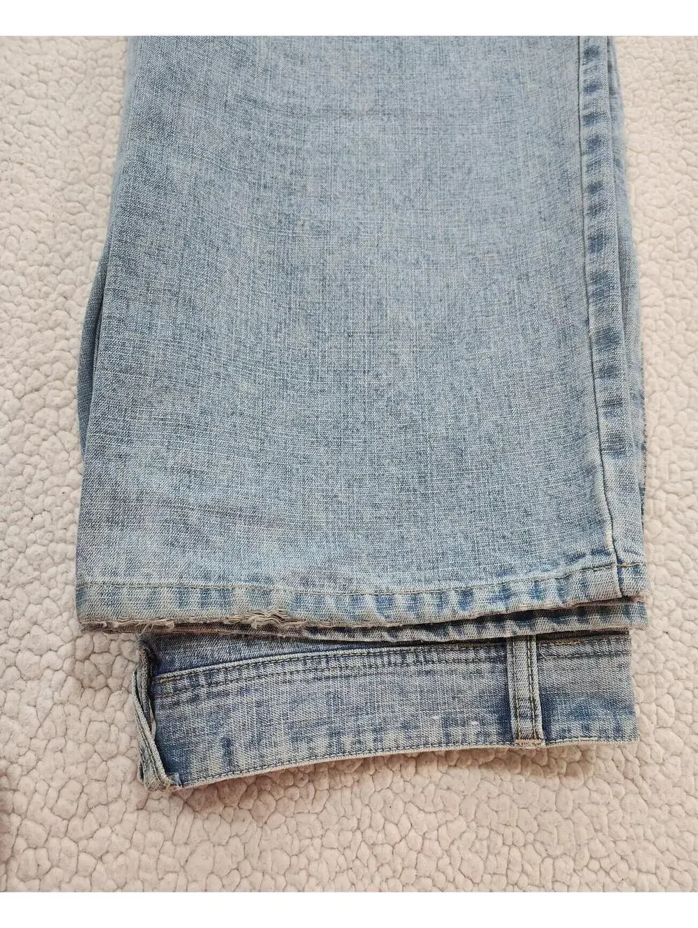 Vintage Ecko Unltd Jeans 40x32 Light Wash Baggy Y2K Raw Denim Skater Cotton RARE